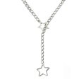 (image for) STAR O RING SLIP CHOKE CHAIN - SILVER