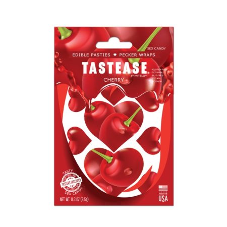 (image for) Tastease: Edible Pasties/Pecker Wrap - Cherry