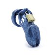 (image for) CB-6000 Cock Cage Chastity Kit - Blue Glitter
