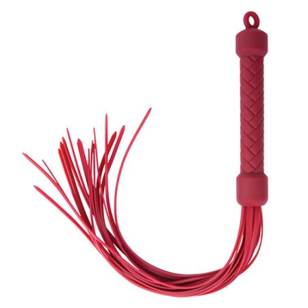 (image for) Temptasia Ardor - Silicone Flogger - Red