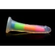 (image for) Lollicock 7" GID Rainbow Silicone Dildo*