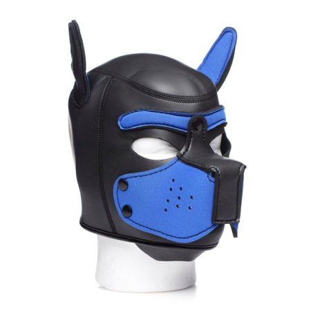 (image for) Spike Neoprene Puppy Hood - Blue