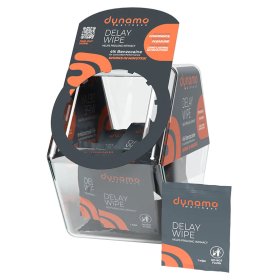 Dynamo Wellness Delay Wipe 4% in Candy Bowl - 144pcs