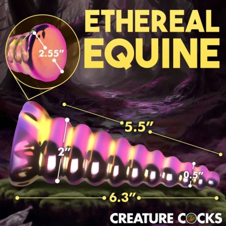 (image for) Twilight Rainbow Glass Dildo