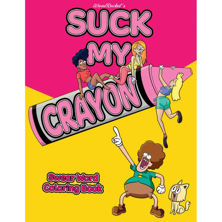 (image for) Suck My Crayon Colouring Book *