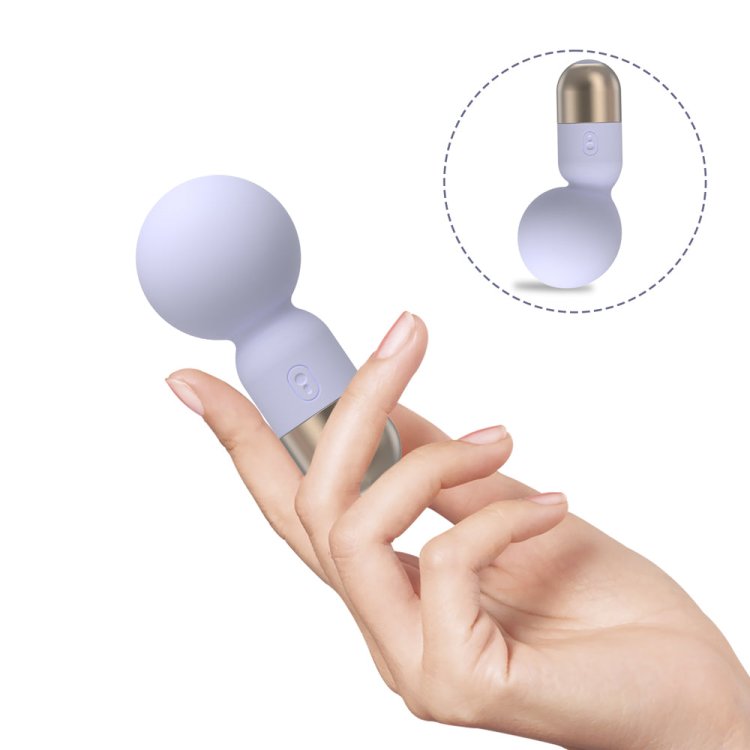 (image for) Pokewan Pocket Mini Vibrating Wand - Pur
