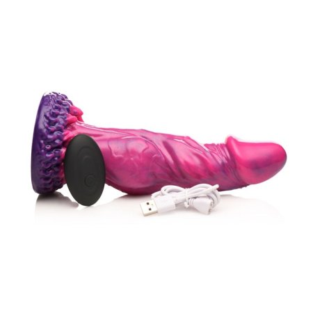 (image for) Xenox Vibrating Silicone Dildo With R/C