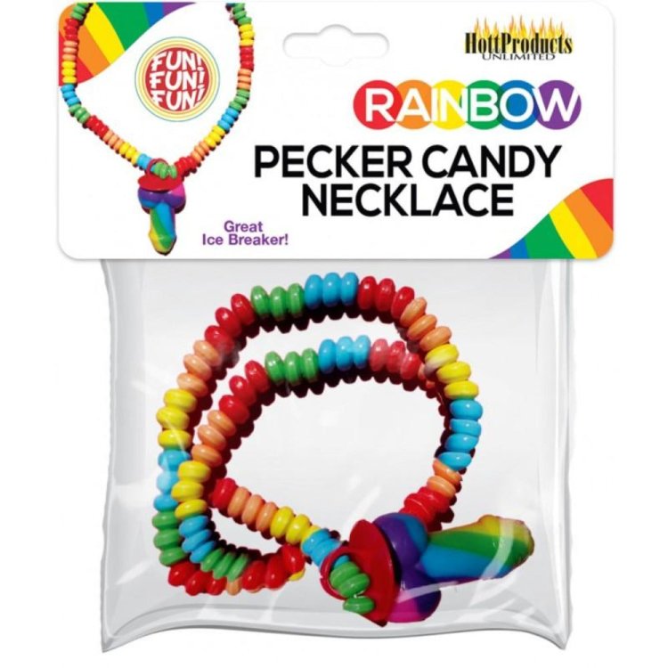 (image for) Rainbow Pecker Ring Candy Necklace
