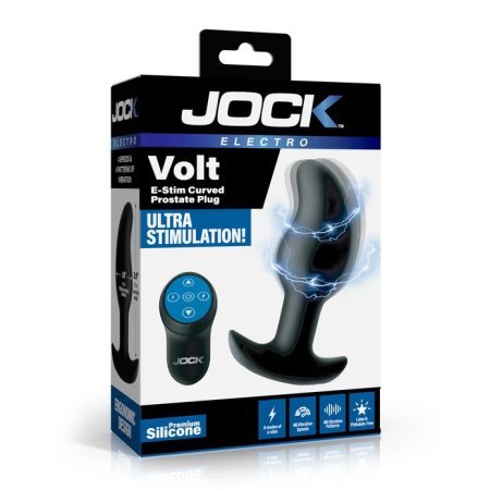 (image for) Volt E-Stim Curved Prostate Plug w remote