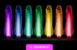 (image for) Glow Dicks Molly Glitter Vibrator - Purp