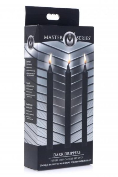 (image for) Fetish Drip Candles 3 Pack - Black