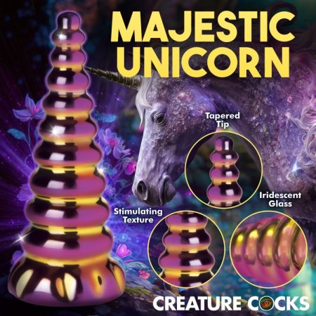 (image for) Twilight Rainbow Glass Dildo