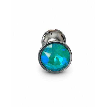 (image for) Metal CRZ plug - Small - AQUA OPAL