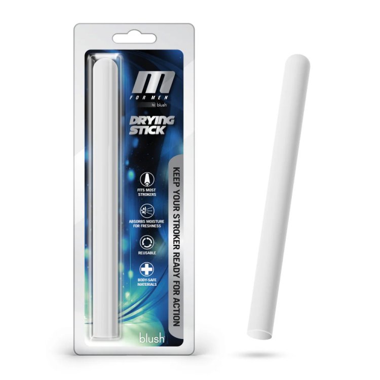 (image for) M for Men - Drying Stick - White - 12 pcs Counter Display