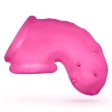 (image for) AIRLOCK, air-lite vented chastity, PINK ICE