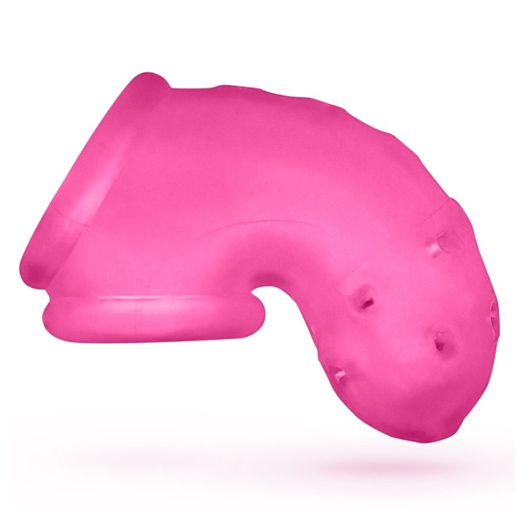 (image for) AIRLOCK, air-lite vented chastity, PINK ICE