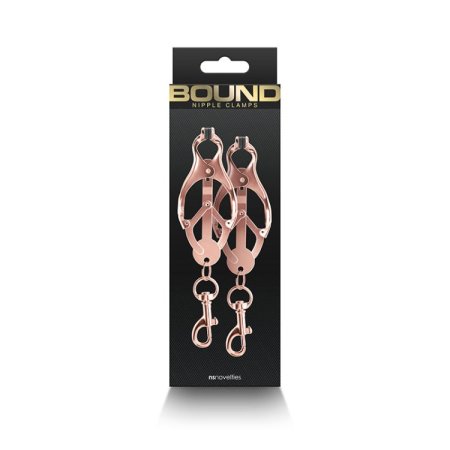 (image for) Bound Nipple Clamps - C3 - Rose Gold