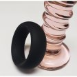 (image for) Wide Silicone Donut Ring - Black 2"