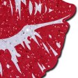 (image for) Kisses Sparkly Red Kissing Puckered Lips