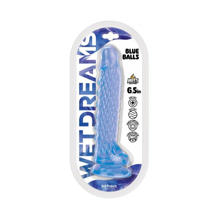 (image for) Wet Dreams - Blue Balls 6.5\" Suction Cup Dildo