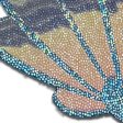 (image for) Mermaid Shells Pasties - Opalescent Seafoam Blue Seashell