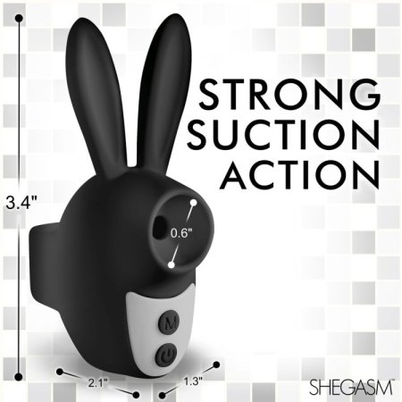 (image for) Sucky Bunny Clit Stimulator - Black
