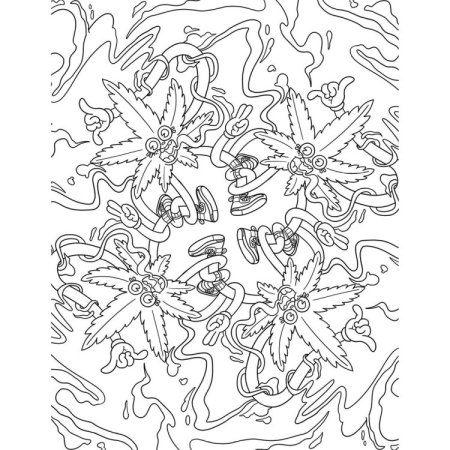 (image for) That’s Trippy Colouring Book