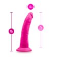 (image for) Au Naturel Bold Jack 7" Dildo - Pink