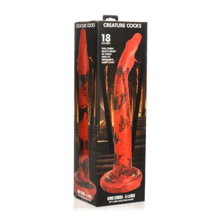 (image for) King Cobra - X-Large 18" Silicone Dong