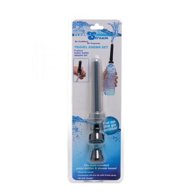 (image for) Travel Enema Water Bottle Adapter Set