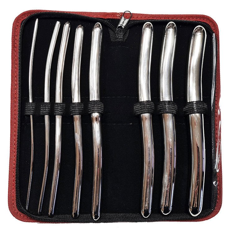 (image for) Stainless Steel 8 Piece Hegar Dilator Set