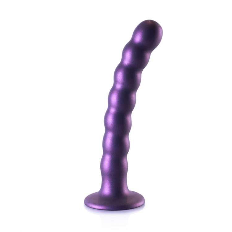 (image for) Ouch! Beaded G-Spot Dildo 6.5\'\' - Purple