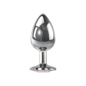 Adam & Eve Clear Gem Anal Plug Large