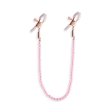 (image for) Bound Nipple Clamps - DC1 - Pink Beads