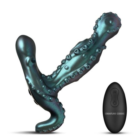 (image for) Octoprobe Gyrating Prostate Vibrator with Remote