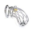 (image for) Stainless Steel Chasity Cock Cage with Padlock