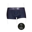 (image for) Vibrating Strap-on Boxer - Black - XL/2X