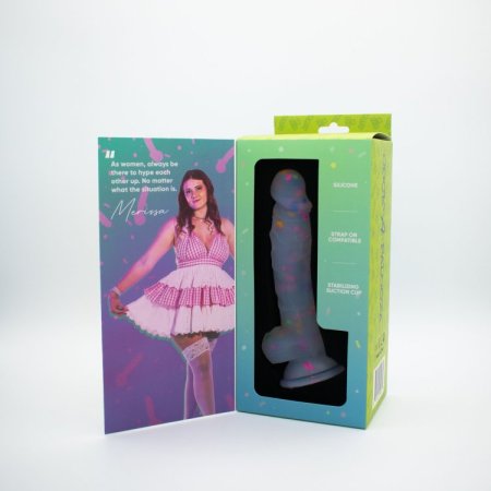 (image for) Cock-A-Palooza Confetti Silicone Dildo