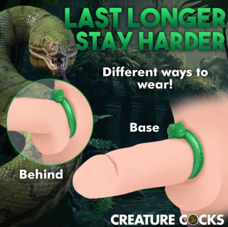 (image for) Serpentine Silicone Cock Ring