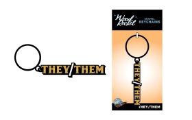 They/Them Keychain * They/Them Keychain *