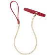 (image for) Temptasia Ardor - Silicone Collar & Leash - Red