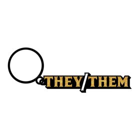 They/Them Keychain *