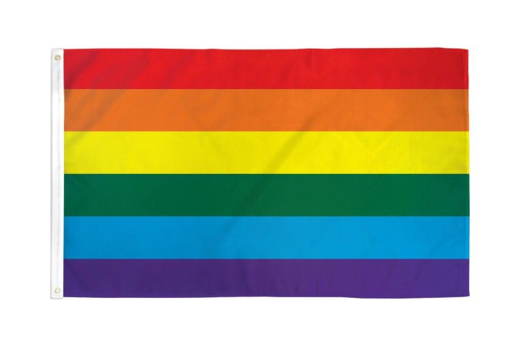 (image for) Rainbow Flag 3\' X 5\' Polyester