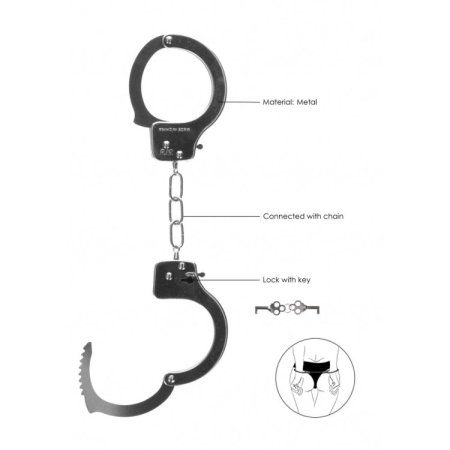 (image for) Ouch! Pleasure Handcuffs - Metal