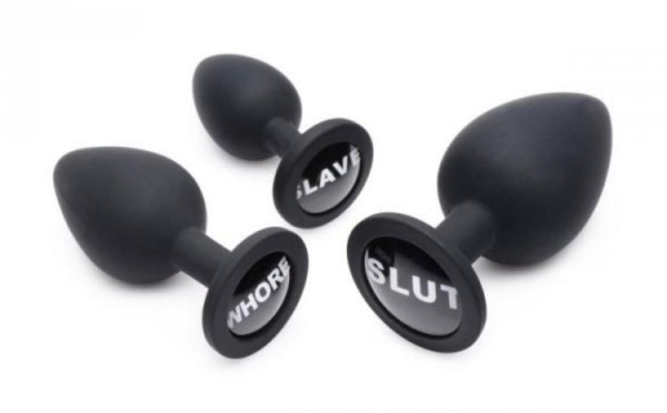 (image for) MS Dirty Words Anal Plug Set