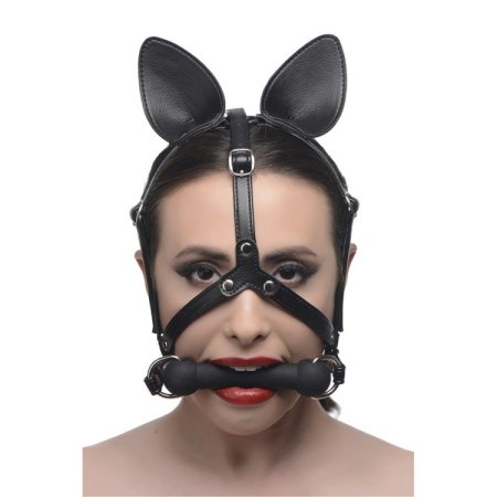 (image for) Dark Horse Pony Head Harness with Silicone Bit