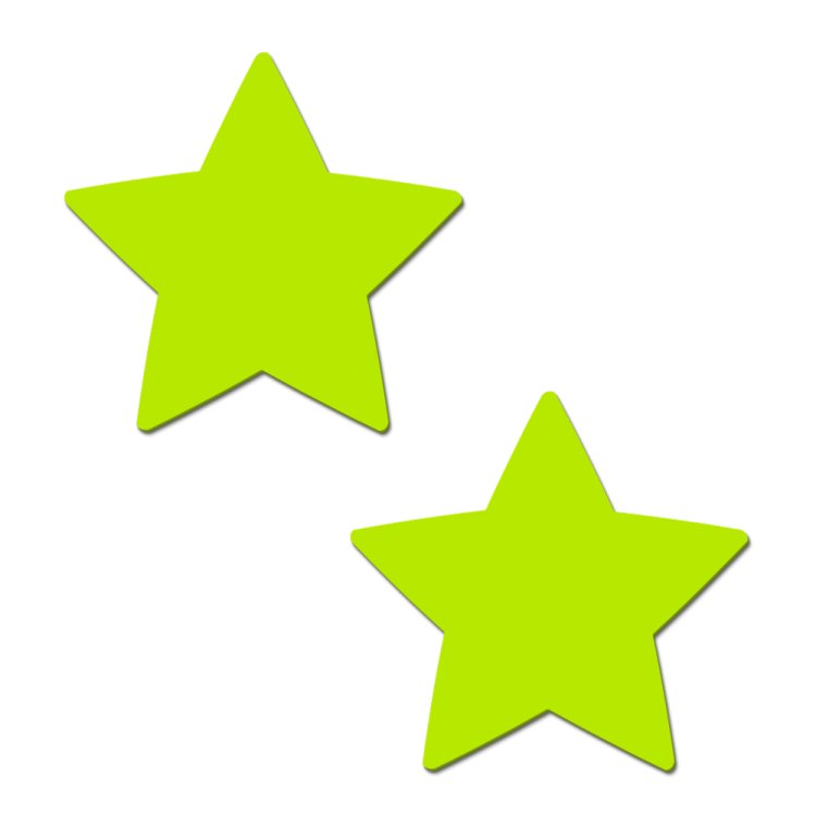 (image for) Star Pasties Glow in the Dark Star - Yellow