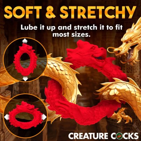 (image for) Rise Of The Dragon Silicone Cock Ring
