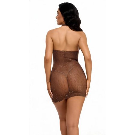 (image for) Samantha Mini Dress - Brown