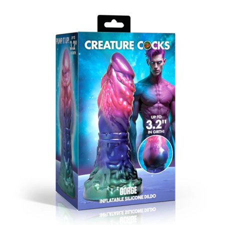 (image for) Gorge Alien Inflatable Silicone Dildo